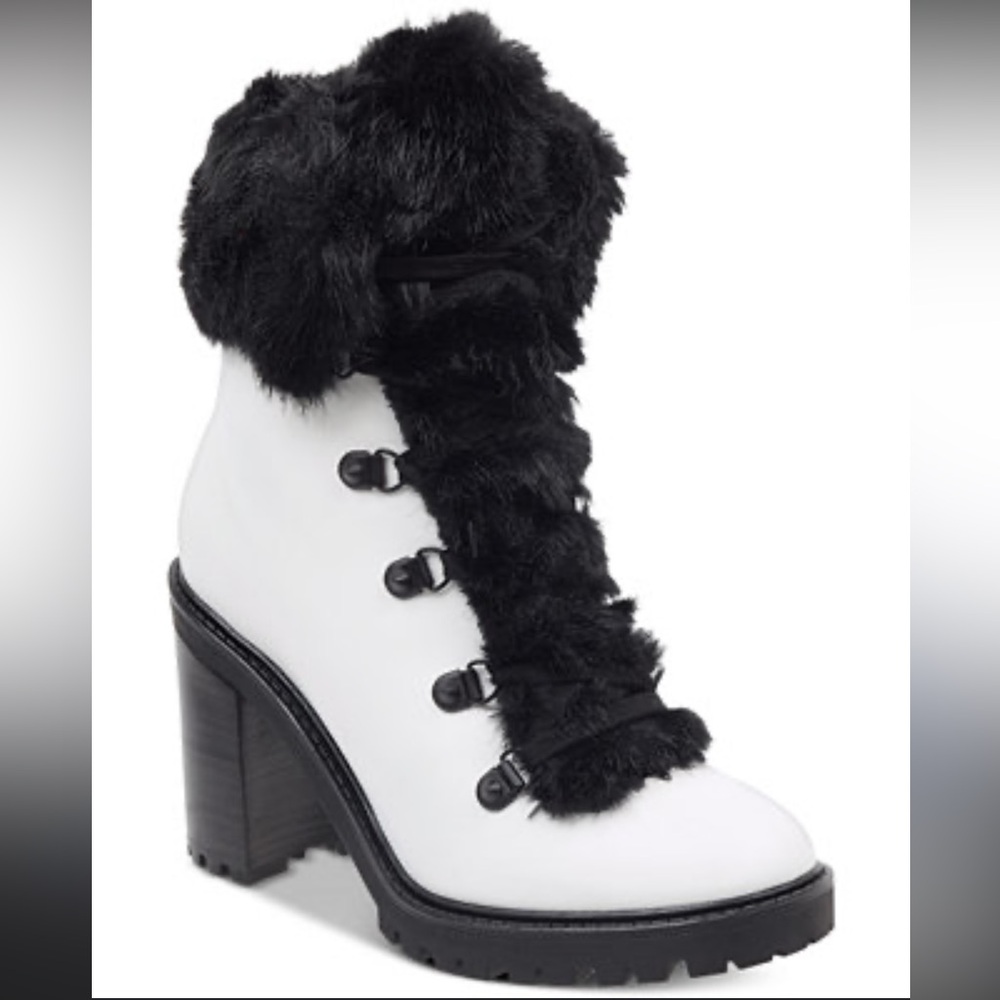 Guess Galway Faux Fur Booties